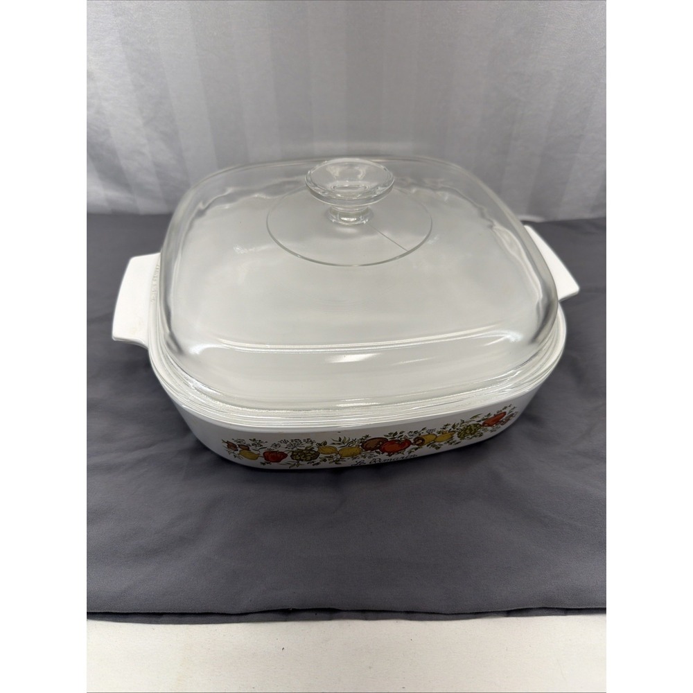 Corning Ware LE ROMARIN Casserole Dish Spice Of Life A-10-B   (CRW23)